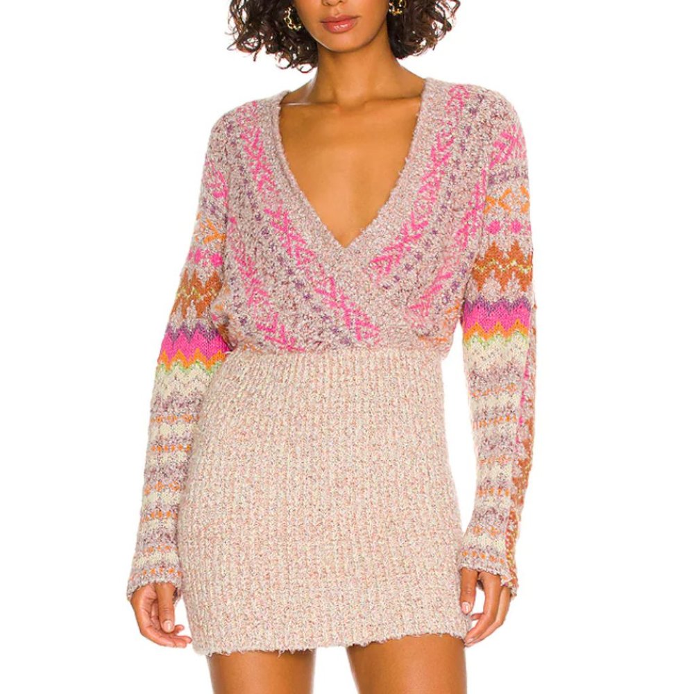 Free People Forever Fairisle Dress